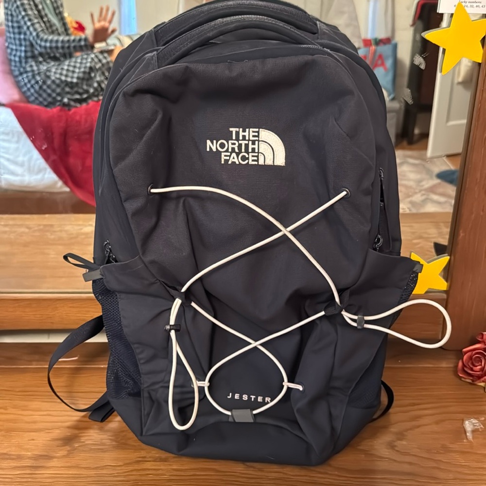 The North Face Navy Blue Book Bag
